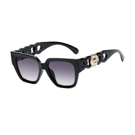 Custom Wholesale Fashion Square Sunglasses Women Provide OEM Service Polarized Replicas Sunglasses