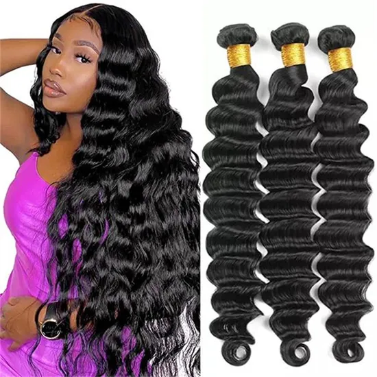 Wholesales Cheap Price Virgin Brazilian Hair Loose Deep Wave Bundles Extension Weaving Hair