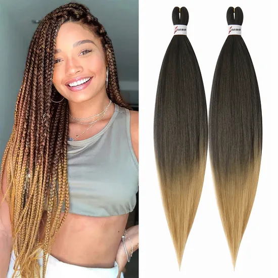 Factory Price 24inch Passion Twist Crochet Braiding Hair Pre-Stretched Ez Braid Synthetic Extension