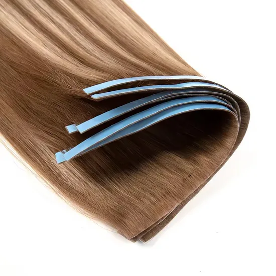 Youzi Full Invisible PU Skin Weft Tape in Human Hair Extension