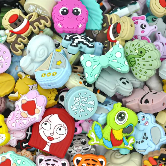 DIY Necklace Accessories Custom Animal Silicone Focal Beads for Pen Making