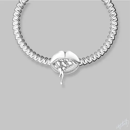 Angel Custom Unique Ring Earring Necklace Accessories Fashion Designer Jewellery Customized Jewelry with Brass or 925 Silver Material for Gift
