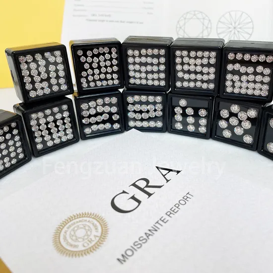 Melee Small Size 0.8-3mm 1CT Lab Grown Diamond Gra Moissanite Diamond