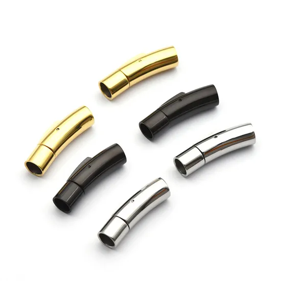 2/3/4/5/6/7/8mm 316L Stainless Steel Snap Bayonet Jewelry Clasp for Leather Cord DIY Jewelry Findings