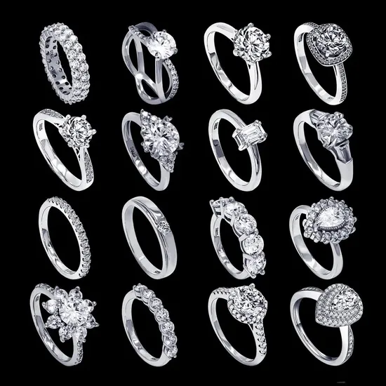 Xingyue Rings Jewelry Women, Gemstone Finger Gold Plated 925 Sterling Silver Engagement Wedding Diamond Moissanite Ring for Women