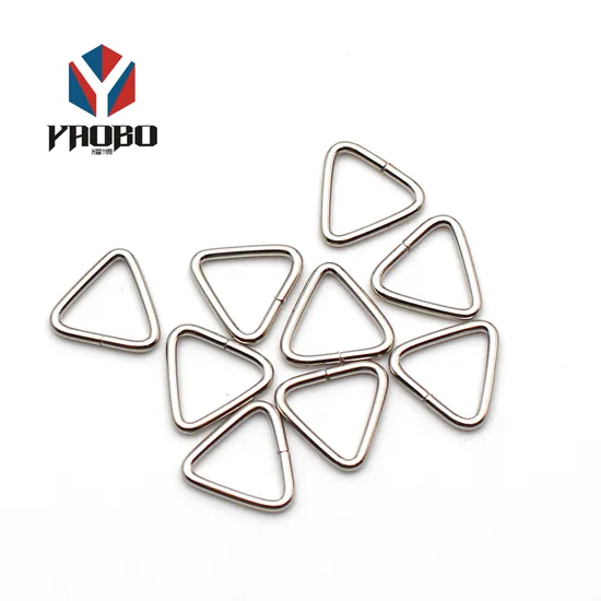 Fashion High Quality Metal Split Key Ring Stainless Steel Triangle Jump Ring