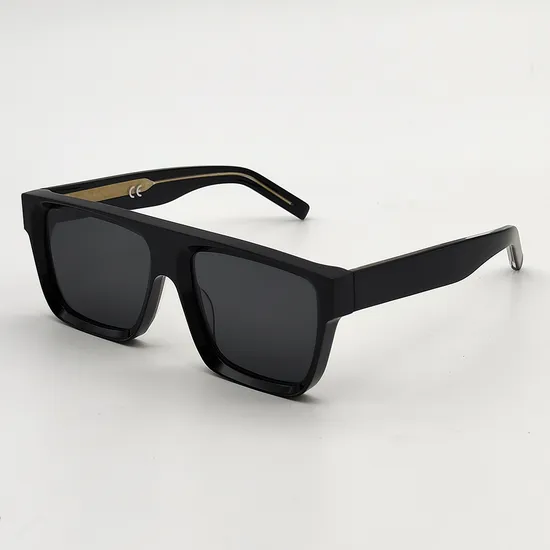 Fashion Custom Logo Luxury Thick Frame Oversized Square Women Men Handmade Acetate Designer Sunglasses