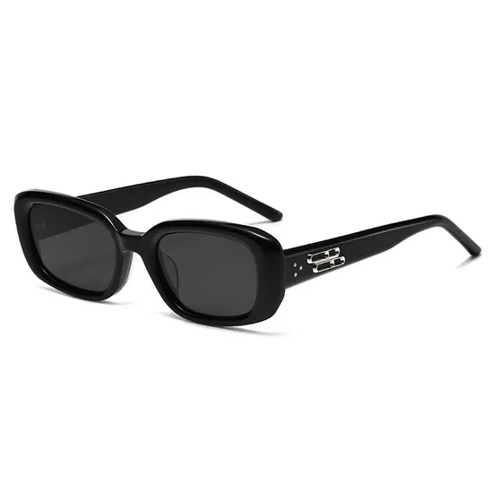 Lin Designer Custom Square Sunglasses Logo Women Fashionable Classic Retro Shades Vintage Small Frame 2024 Sunglasses Men