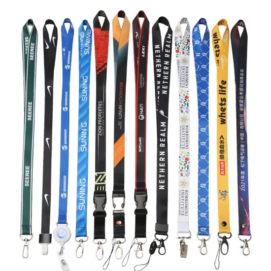 ID Card Holder Lanyard Neck Strap Printing Neck Lanyards Digital Printing Lanyard