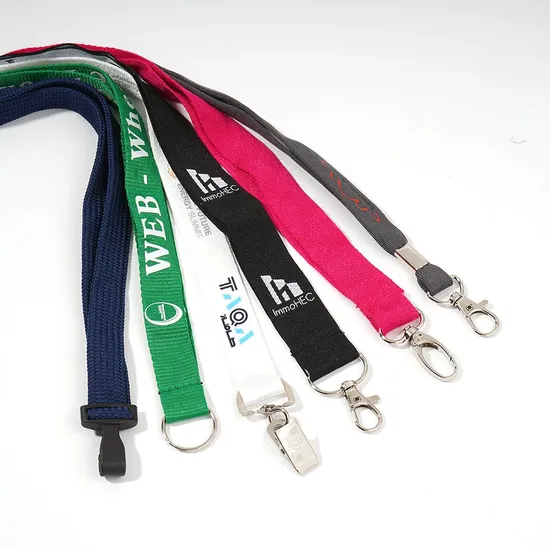 Hot Sale ID Card Badge Holder Lanyard Printing Neck Strap Lanyard Custom Logo with Accessories
