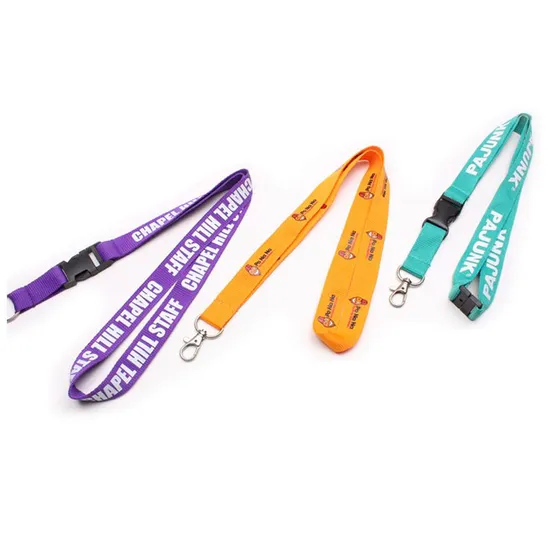 Custom Fashion Accessories Sublimation Polyester Lanyard with Metal Strap (020)