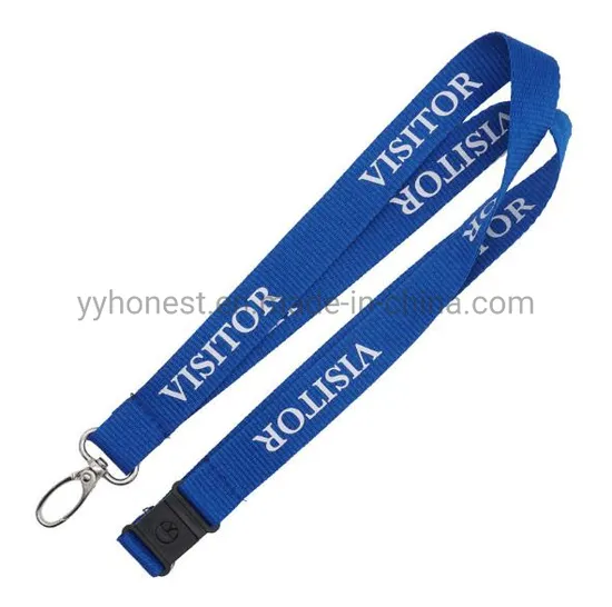 Promotional Breakaway Custom Silkscreen Printing Logo Polyester Lanyards