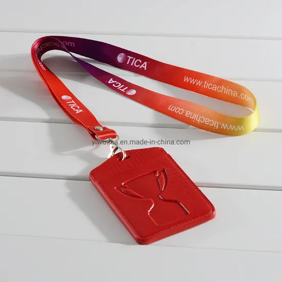 Dye Sublimation Lanyard Cheap Custom Polyester ID Card Printed Neck Lanyard with Bulldog Clip