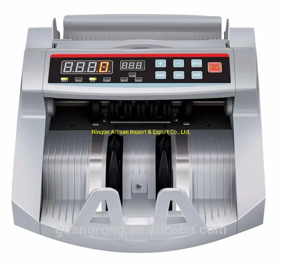 High Quality UV Mg Banknote Detector Money Bill Counter 2108