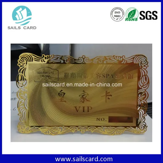 Customized Classic VIP Card Metal Business Card Free Sample
