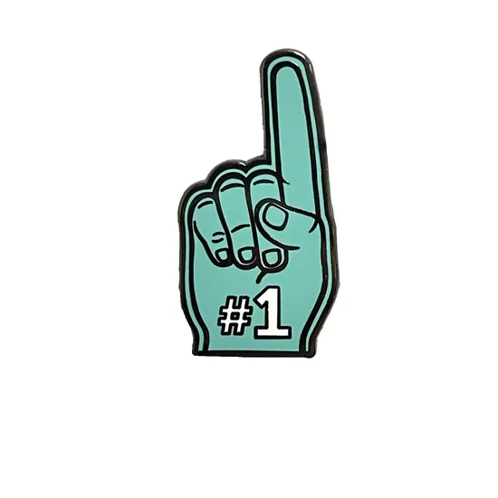 Leon Metal Gift Custom Logo Character Metal Enamel Badge Pin