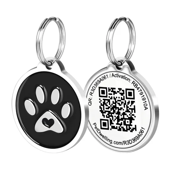 High Quality Personalized Smart Dog ID Tags Custom Logo Pet Accessories Scan Qr Code Metal Pet Tag Dog Tags