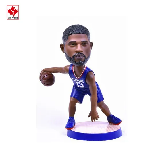 Custom Basketball Player Bobblehead Sports Player Figurine