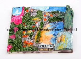 Polyresin Rectangle Promotional Fridge Magnet, Promotional Gifts (PMG005)