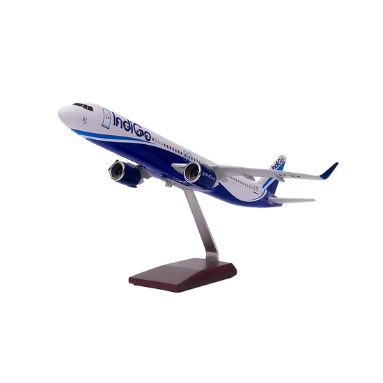 2025 Wholesale Airbus A321neo Indigo Airlines 45cm 1/100 Scale Model Aircraf5