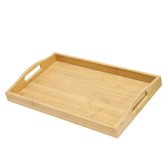 Dinner Tray Serving Table Wooden Serving Trays Wooden Hamburger Tray Decor Wood Food Tray
