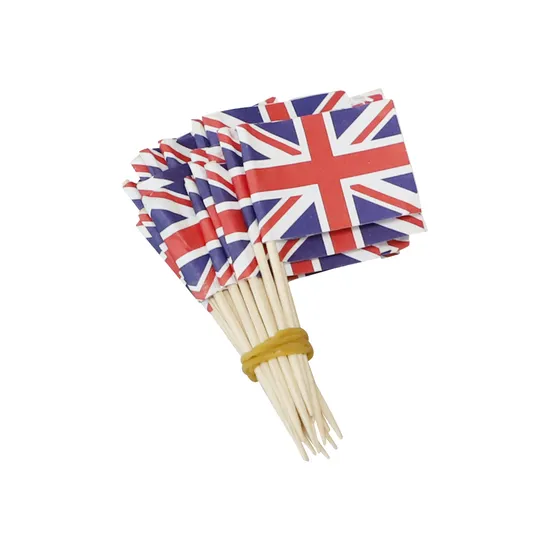 Binaryabc Us Flag American Flag Picks, Food Toothpicks, Mmemorial Day 4th of July Independence Day Party Decorations