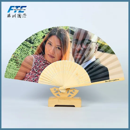 Great Quanlity Bamboo Custom Paper Wedding Hand Fan