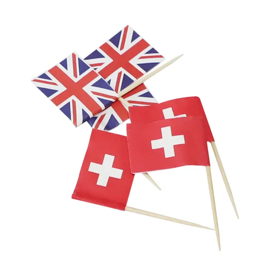 Wooden Toothpick Flags Countries Toothpick Flags Mini Small Country National Cupcake Toppers Toothstick Flag
