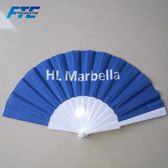 Custom Made Promotion Hand Fan Plastic Handicraft Fan