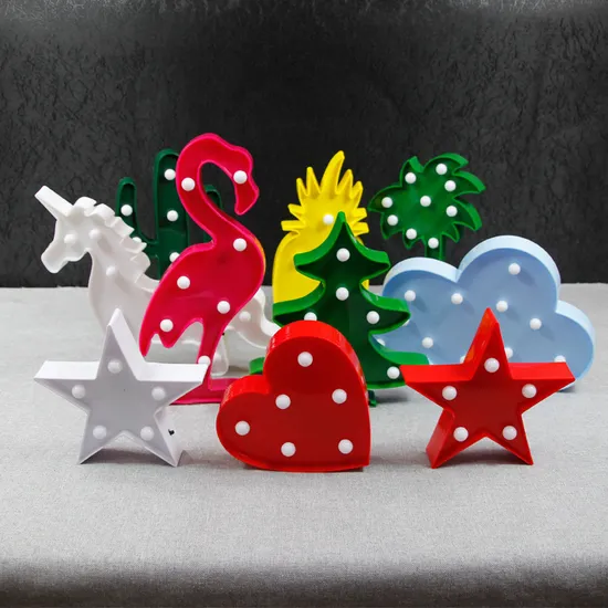 Various Color Letters Nightlight