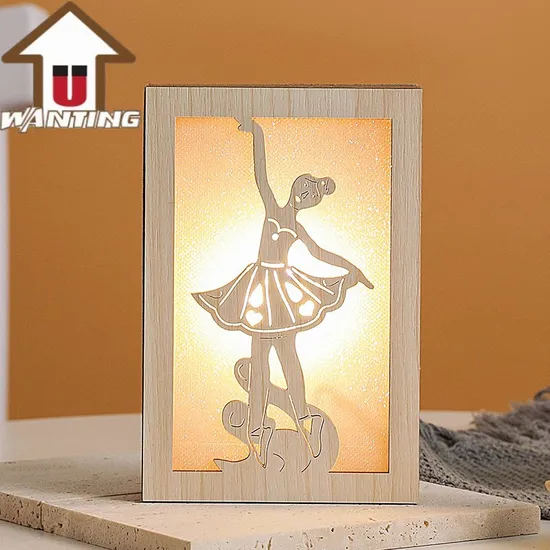 Exquisite Personality Creative Square Ballet Relief Lamp Outdoor Decoration Resin Material Crafts