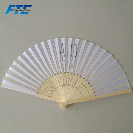 Wholesale Custom Fold up Fan Bamboo Hand Fan with Design