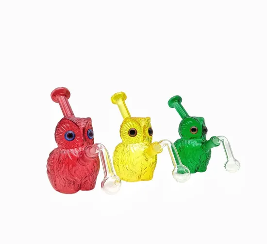 Pyrex Sweet Puff Dry Herb Smoking Water Pipes DAB Rig Smoking Pipe Oil Burner Pipe
