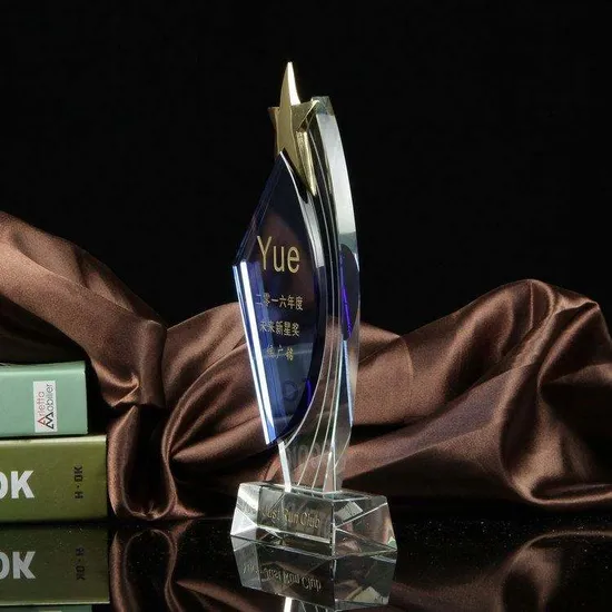 Acrylic Musical Trophy with Star Trophy Dubai Best Seller Customized