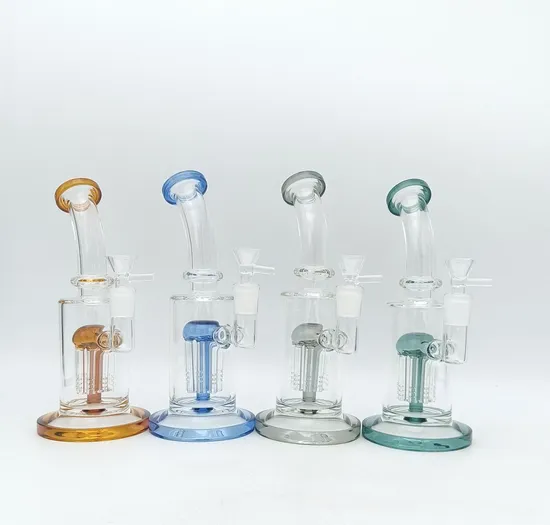 Cheap Colorful Glass Water Pipe Smoking Pipe DAB Rig Smoking Set