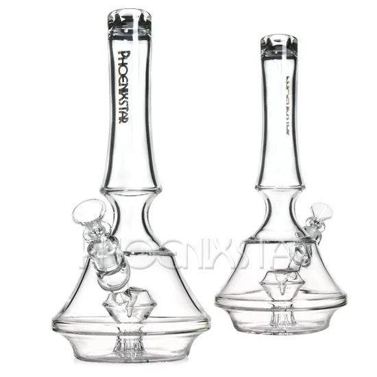 Phoenix Star 12.5 Inches Conical Fission Percolator Pyrex Borosilicate Glass Smoking Set Art Glass Craft New Product Smoking Water Pipe Wholesale
