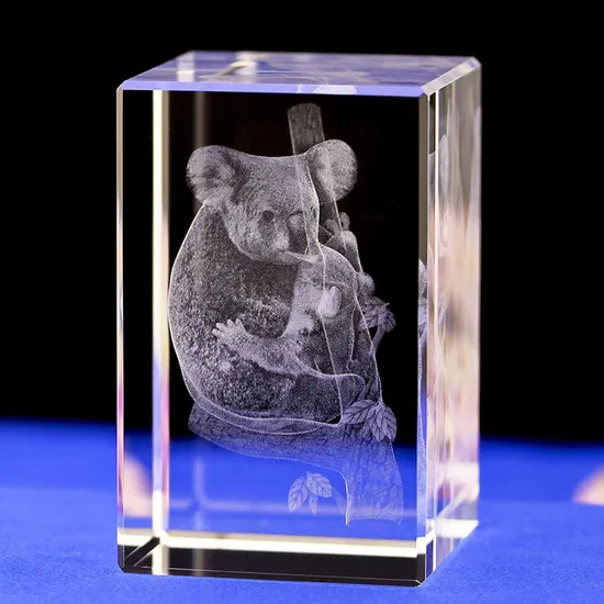Wombat Crystal Animal Ornaments Crystal Inside Sculpture Koala Crafts Australia Travel Souvenirs Wholesale