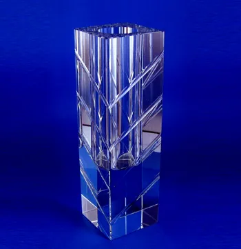 New Transparent /Blue /Green Crystal Glass Candlestick Gift