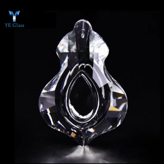 New Design Fancy Crystal Glass Pendants with One Hole for Lighting Parts