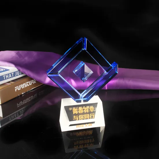 Hot Sales Personalized Crystal Plaque Achievement Sport Medal