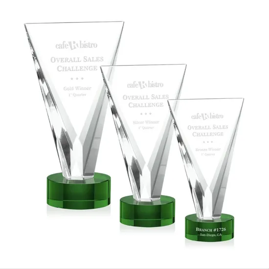 Vesper Unique Achievement Crystal Trophy