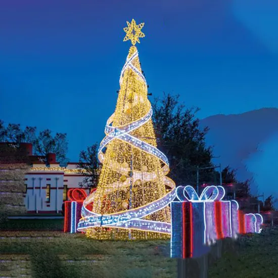 Large Outdoor Xmas Decor Huge LED Motif Light Christmas Tree for Sale