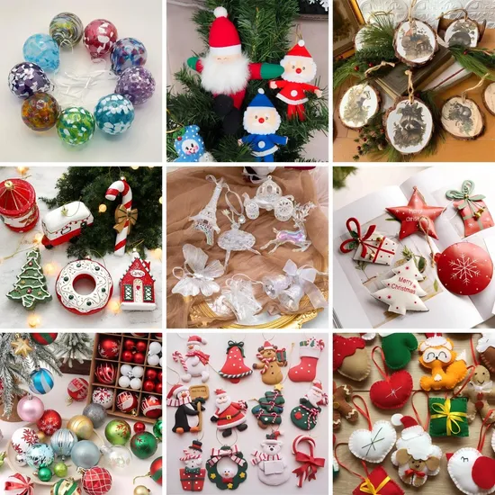 Wholesale Price Customized Navidad Xmas Tree Decorations Plush Ceramic Plastic Resin Metal Glass Wooden Polyresin Personalized Custom Christmas Ornament Factory