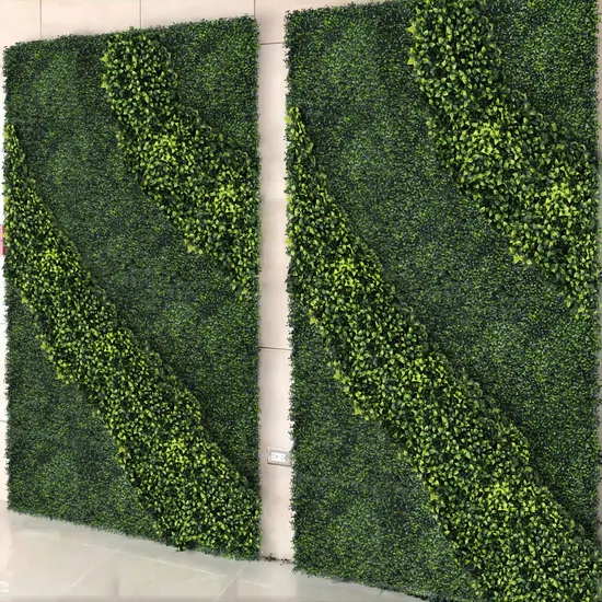2024hot Vertical Plant Wall Mixed Green Plastic Grass 1m*1m Plants Made Plantas Artificiales Muro Verde for Green Wall