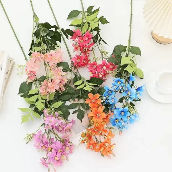 Artificial Flowers Wedding Decoration Plant Tabletop Decoration Artificial Potted Flower Artificial Flowers for Wall Decoration