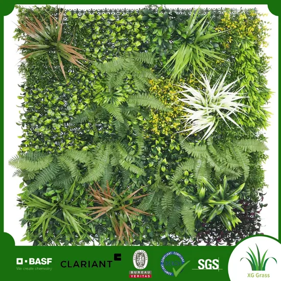Xingu Latest Design 100X100 Cm Faux Artificial Vertical Garden Green Wall