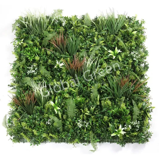 Hot Sale Vertical Garden Plastic Artificial Plant Green Grass Wall