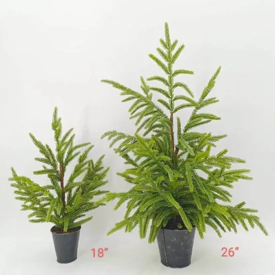 Factory Custom Hot Sell Christmas Norfolk Pine Tree Home Decoration