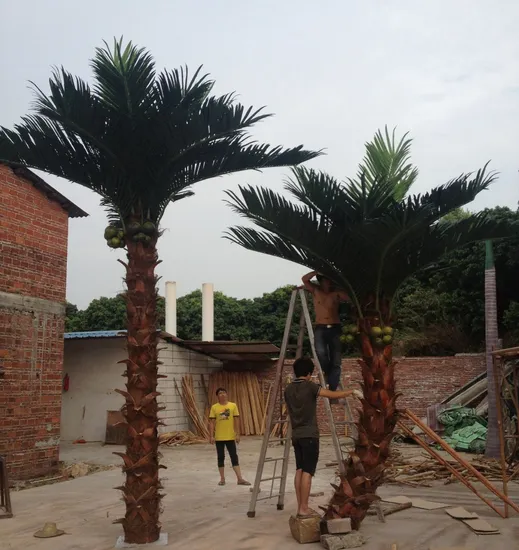 Factory Cheap Artificial Washington Palm Tree Plant for Artificial Tree Outdoor Decoration