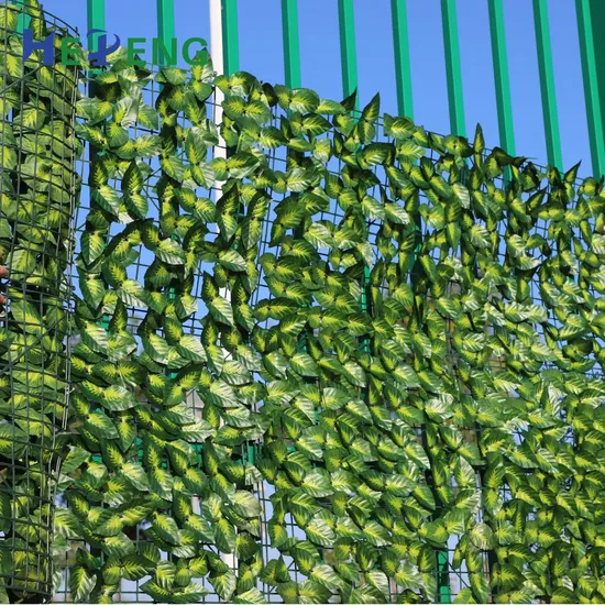 Lush 1m*3m Green Artificial IVY Hedge Green Plastic Plants Fencing Leaf Garden Fence Roll for Outdoor Privacy and Decoration